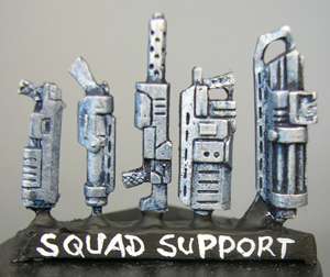 Squad support weapons