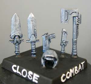 Close combat weapons
