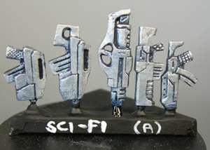Generic sci-fi weapons sprue