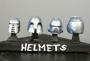 Sci-fi helmets