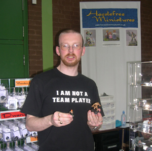Andrew with his award