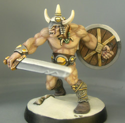 Mjolnir Haxelfrei painted by Ben Brownlie